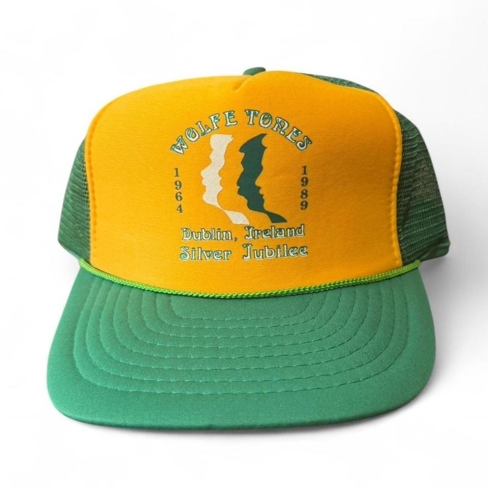 Vintage 80s Wolfe Tones Dublin Ireland Tour Merch Vintage Snapback Hat